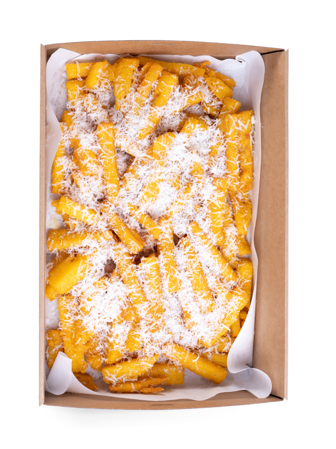 Polenta Chips with Pecorino