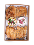 Focaccia Strips with Dips